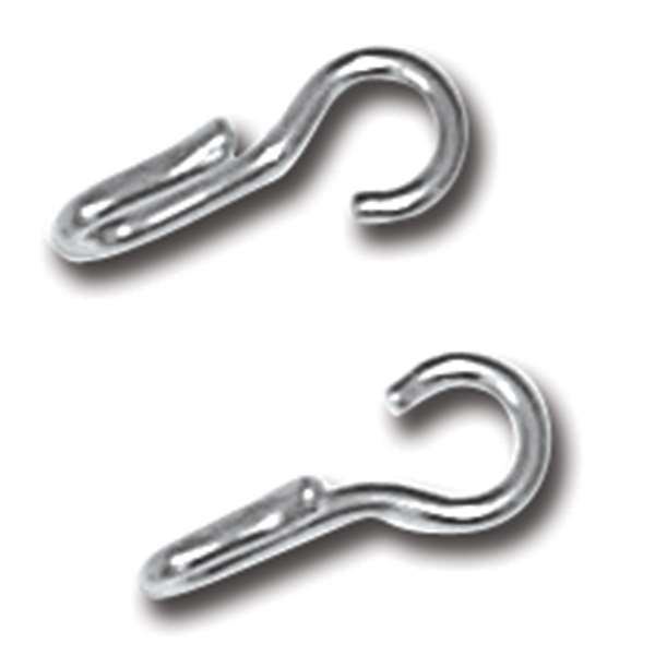 Myler Stainless Steel "J" Hooks (1 pair)