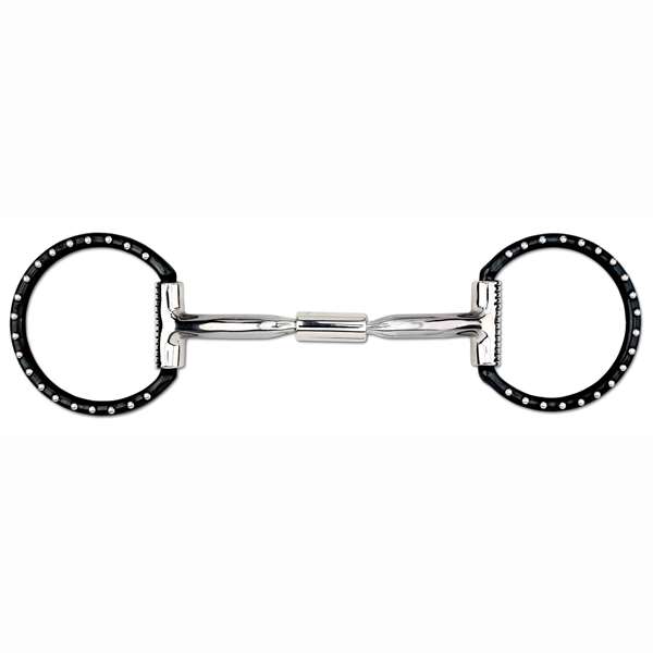 Myler Black Steel Western Dee Comfort Snaffle Wide Barrel MB 02, Size: 5"