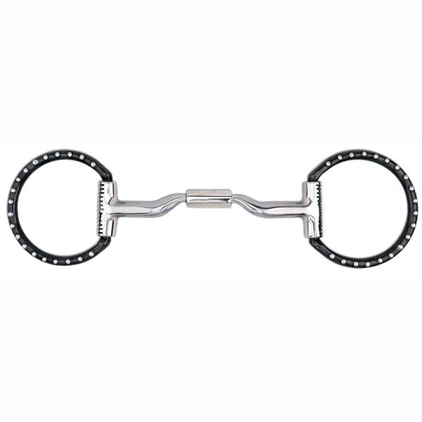 Myler Black Steel Western Dee Low Port Comfort Snaffle MB 04, Size: 5"