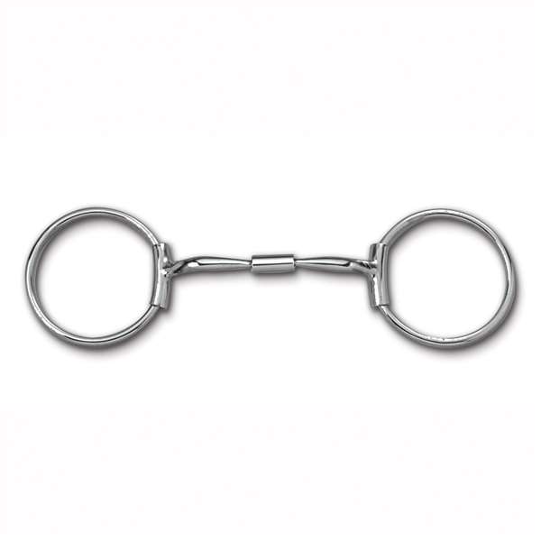 Myler "C" Sleeve Ring Comfort Snaffle Wide Barrel MB 02, Size: 5"