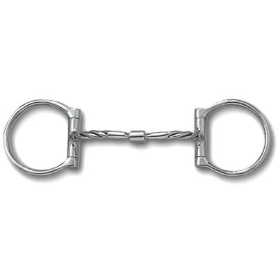 Myler Western Dee Twisted Comfort Snaffle with Narrow Barrel MB 01T, Size: 5"