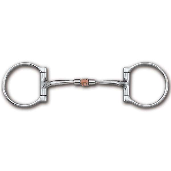 Myler Western Dee Comfort Snaffle with Copper Roller MB 03, Size: 5"