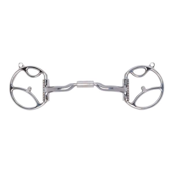 Myler Western Dee with Hooks and Low Port Comfort Snaffle MB 04, Size: 4 3/4", 5 1/2", 5"