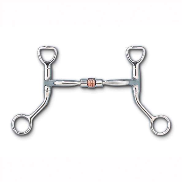 Myler HBT Shank Comfort Snaffle with Copper Roller MB 03, Size: 4 3/4", 5"