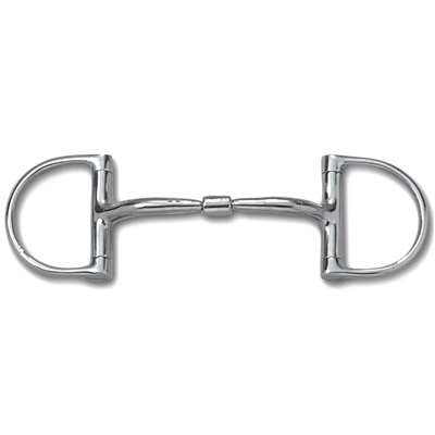 Myler Dee without Hooks Comfort Snaffle with Narrow Barrel MB 01, Size: 4 3/4'', 5"
