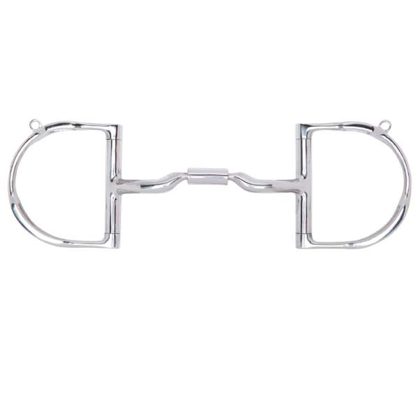 Myler English Pony Dee with Hooks with Low Port Comfort Snaffle&trade; MB 04, Level 2, Size 4 1/2", 4 1/4", 4 3/4", 5", 5 1/2"