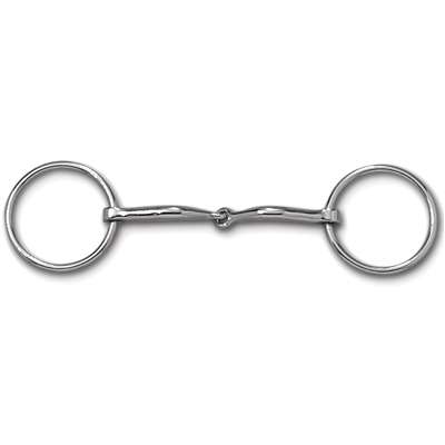 Myler Loose Ring Stainless Steel Single Joint MB 09, Size: 5"