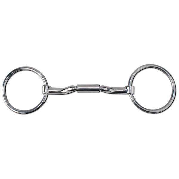 Myler Loose Ring Mullen Forward Tilt Low Ported Barrel MB 36, Size: 5 1/2", 5 1/4", 5", 6"