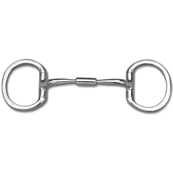 Myler Eggbutt without Hooks Comfort Snaffle Wide Barrel MB 02, Size: 5 1/2", 5"