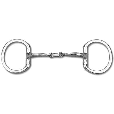 Myler Eggbutt without Hooks French Link Snaffle MB 10, Size: 5"