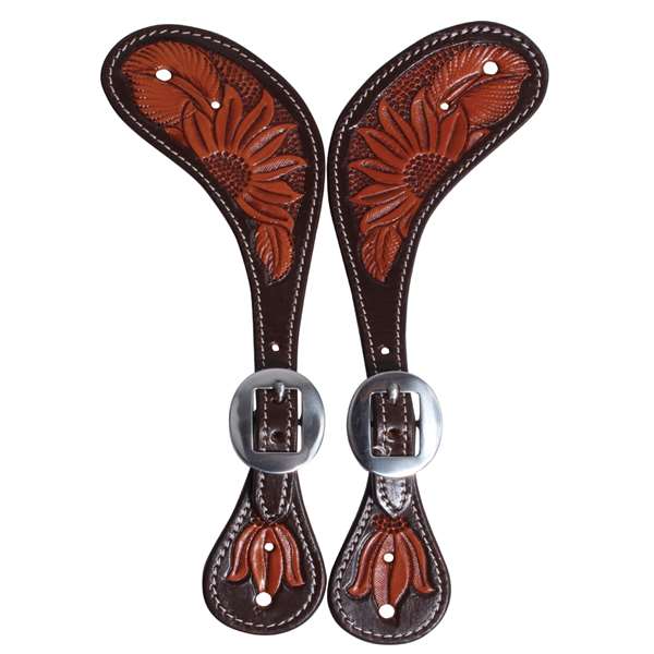 Professional's Choice Muleshoe Sunflower Spur Strap