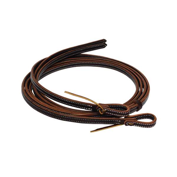 Professional's Choice Al Dunning Schutz Oiled 2-Ply Latigo Reins Burgundy 5/8