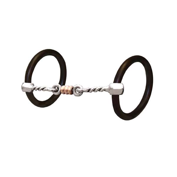 Professional's Choice Bob Avila Ring 3 Piece Twist Snaffle