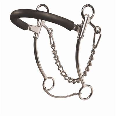 Brittany Pozzi Hackamore with Rubber Noseband