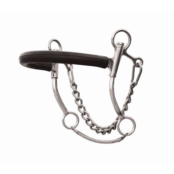 Brittany Pozzi Hackamore with Rubber Noseband