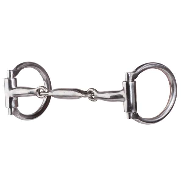 Professional's Choice D Ring Three Piece Snaffle