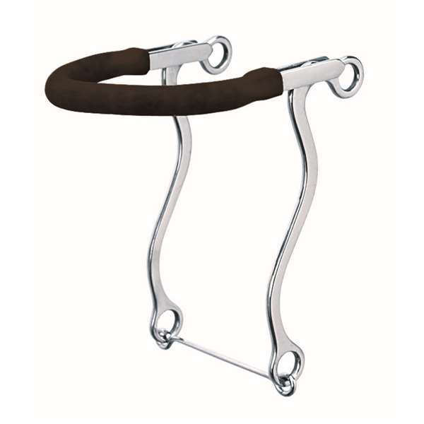 Hackamore with Gum Rubber Covered Bike Chain Noseband