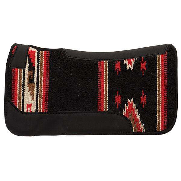 Contoured Single Weave Wool Blend Felt Saddle Pad