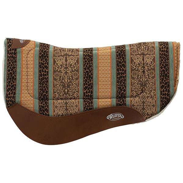 Contoured Barrel Saddle Pad - Merino Wool Fleece Liner