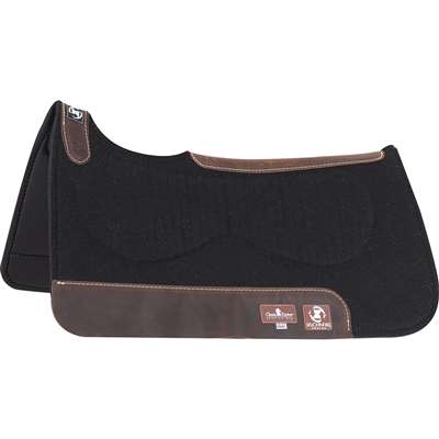 Classic Equine Zone Felt Top Saddle Pad with Foam Bottom - Thick 1 1/4",  31"x32"