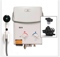 Eccotemp L5 Portable Tankless Water Heater w/ EccoFlo Diaphragm 12V Pump and Strainer