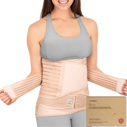 KeaBabies Revive 3 in 1 Postpartum Belt, Classic , M/L