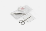 Suture Removal Tray With Metal Iris & Adson Forceps Contains:

Scissors (Stainless Iris, Straight)
Forceps (Stainless Adson, Serrated)
Gauze (3" x 3")
Alcohol Prep Pad