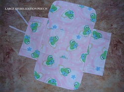 Large Flannel Sterilization Pouch - Birth Kit