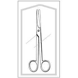 Sklar Dissecting Mayo Scissors, Sterile, 5.5", B/B