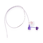 Argyle Purple PVC Neonatal and Pediatric Feeding Tube with Safe Enteral ENFIT Connections, 5Fr, 15"