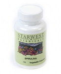 Spirulina by Starwest Botanicals, 100 vegie capsules, 470 mg