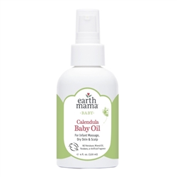 Calendula Baby Oil by Earth Mama Angel Baby, 4 oz