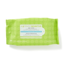 Aloetouch Sensitive Fragrance-Free Baby Wipes, 80/Pack