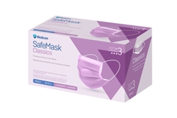 Medicom Safemask Classics Procedure Earloop Face Masks, Level 3, Box of 50