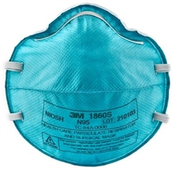 3M™ N95 Health Care Particulate Respirator and Surgical Mask 1860S, Small