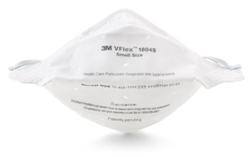 3M™ Vflex™ N95 Particulate Respirator 1804S, Small, Disposable, Box of 50