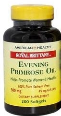 Royal Brittany Evening Primrose Oil,  50 Softgels