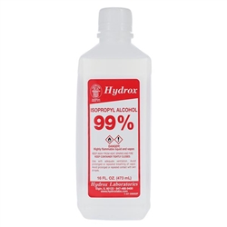 Alcohol, 99% Isopropyl, 16 oz