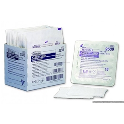 Curity AMD Antimicrobial Gauze Sponge, 12-Ply 4" X 4", Sterile, Tray of 10