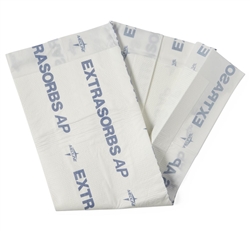 Extrasorbs Air-Permeable Disposable Drypads, 23x36”