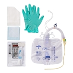 Silicone-Elastomer Latex 2-Layer Foley Catheter Tray/Drain Bag