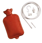 Hot Water Bottle with Douche and Enema System
