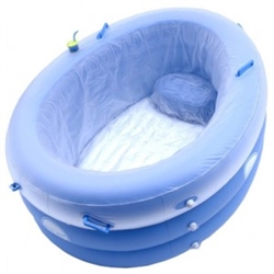 Birth Pool in a Box REGULAR Personal Pool with Liner, SKY BLUE