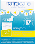 Natracare Natural Pads - Ultra w/Wings-Regular 14/Box