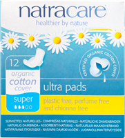 Natracare Natural Pads - Ultra w/Wings-Super 12/Box