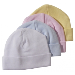 Infant Beanie Cap, 100% Cotton