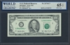 U.S. Federal Reserve, Fr. 2174-C*, Replacement Note, 100 Dollars, Series 1993 Signatures: Withrow/Bentsen 65 TOP UNC Gem  