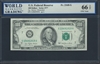 U.S. Federal Reserve, Fr. 2168-G, 100 Dollars, Series 1977 Signatures: Morton/Blumenthal 66 TOP UNC Gem  