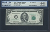 U.S. Federal Reserve, Fr. 2161-G*, Replacement Note, 100 Dollars, Series 1950 D Signatures: Granahan/Dillon 64 TOP UNC Choice  