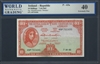 Ireland - Republic, P-63a, 10 Shillings, 7.10.1965, Signatures: Muimhneachain/Whitaker, 40 Extremely Fine